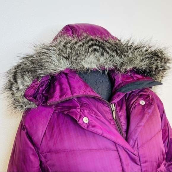 Columbia Down Filled Hooded Faux Fur Winter Jacket - Picture 2 of 14